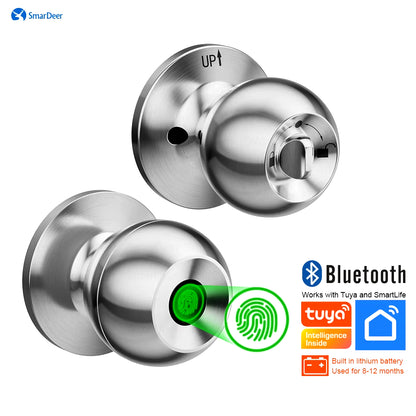 Fingerprint Lock for Tuya Smart Lock with Bluetooth Door Lock Keyless Entry with Fingerprint and Tuya App
